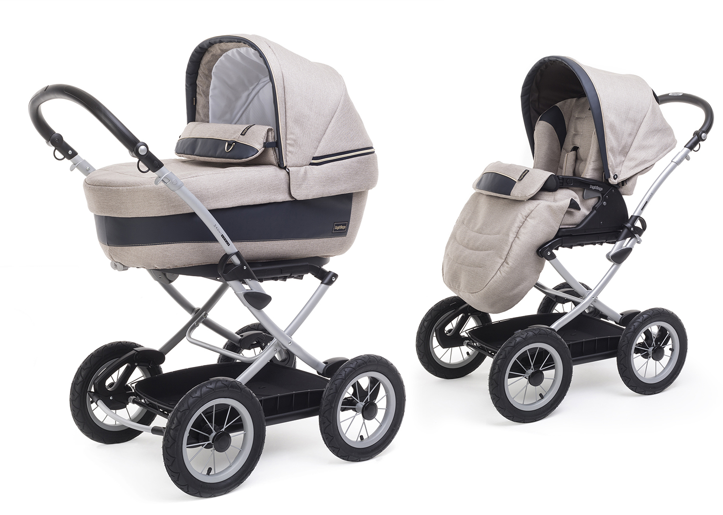 Коляска 2 в 1 Peg Perego Navetta Elite Velo + Seggiolino Giro Luxe Beige