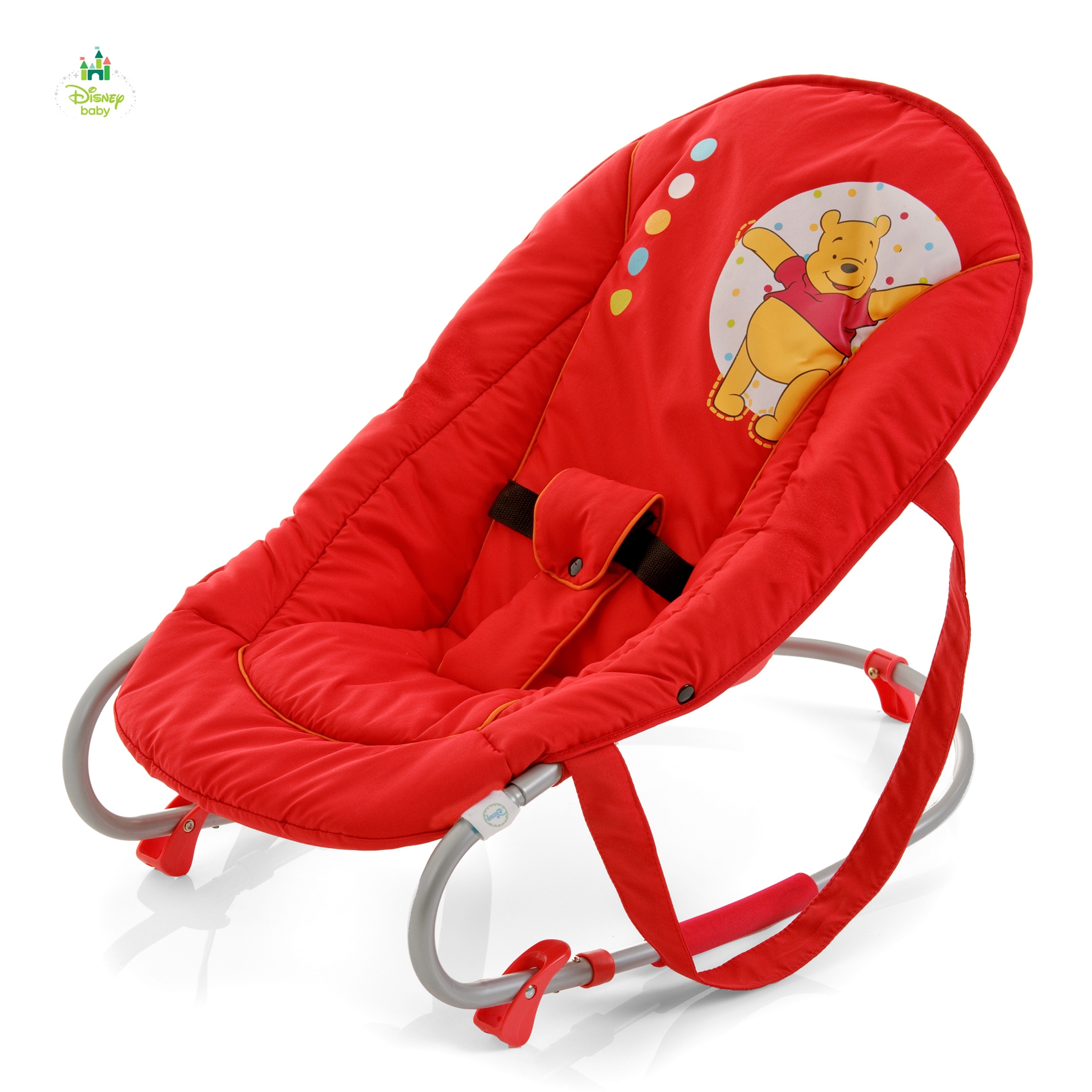 Шезлонг Hauck Rocky V-Pooh Red