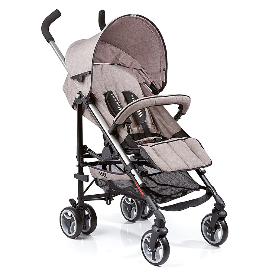 Прогулочная коляска Gesslein S5 2+4 SPORT CAMEL MELIERT Бежевый Меланж