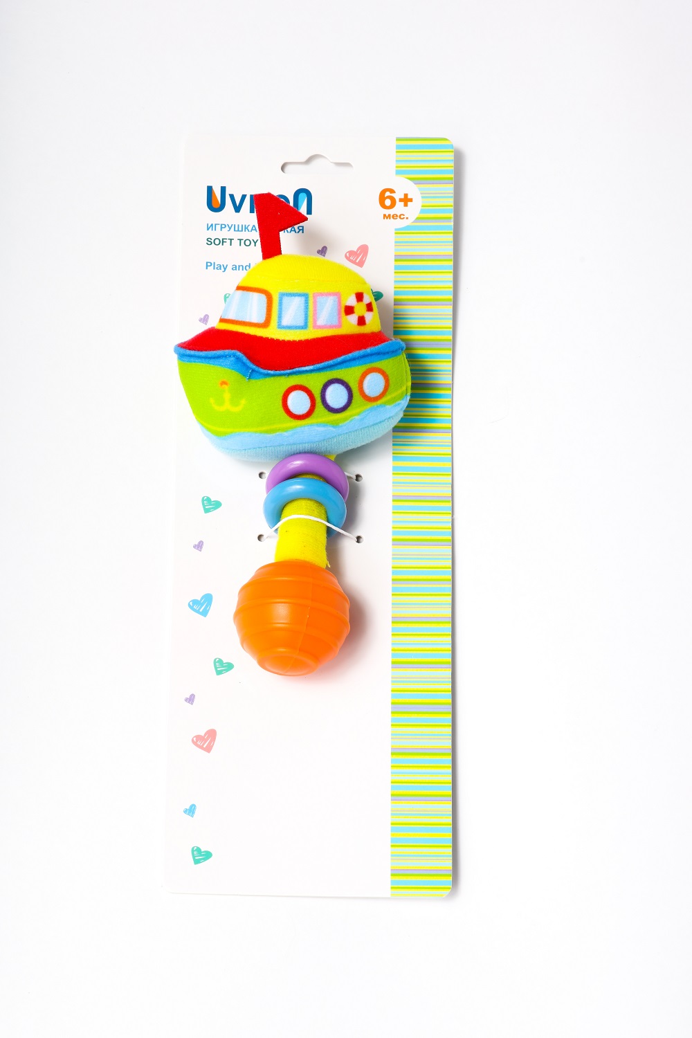 Игрушка-погремушка Uviton Technic арт. 0204 Кораблик