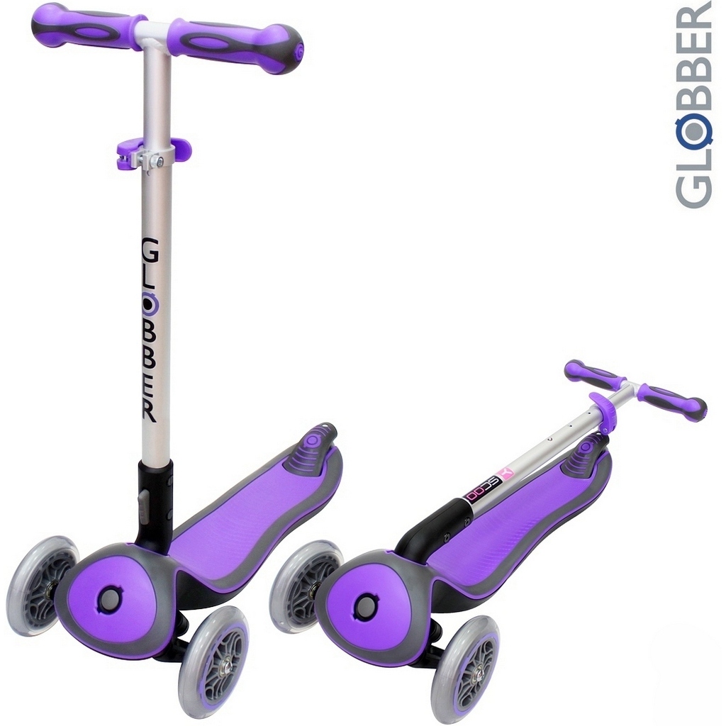 Самокат Globber Elite S My Free Fold up Purple