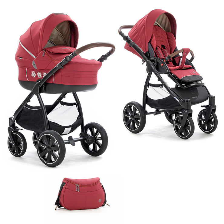 Коляска 2 в 1 Noordi Fjordi Sport NB+ Burnt Rouge 856