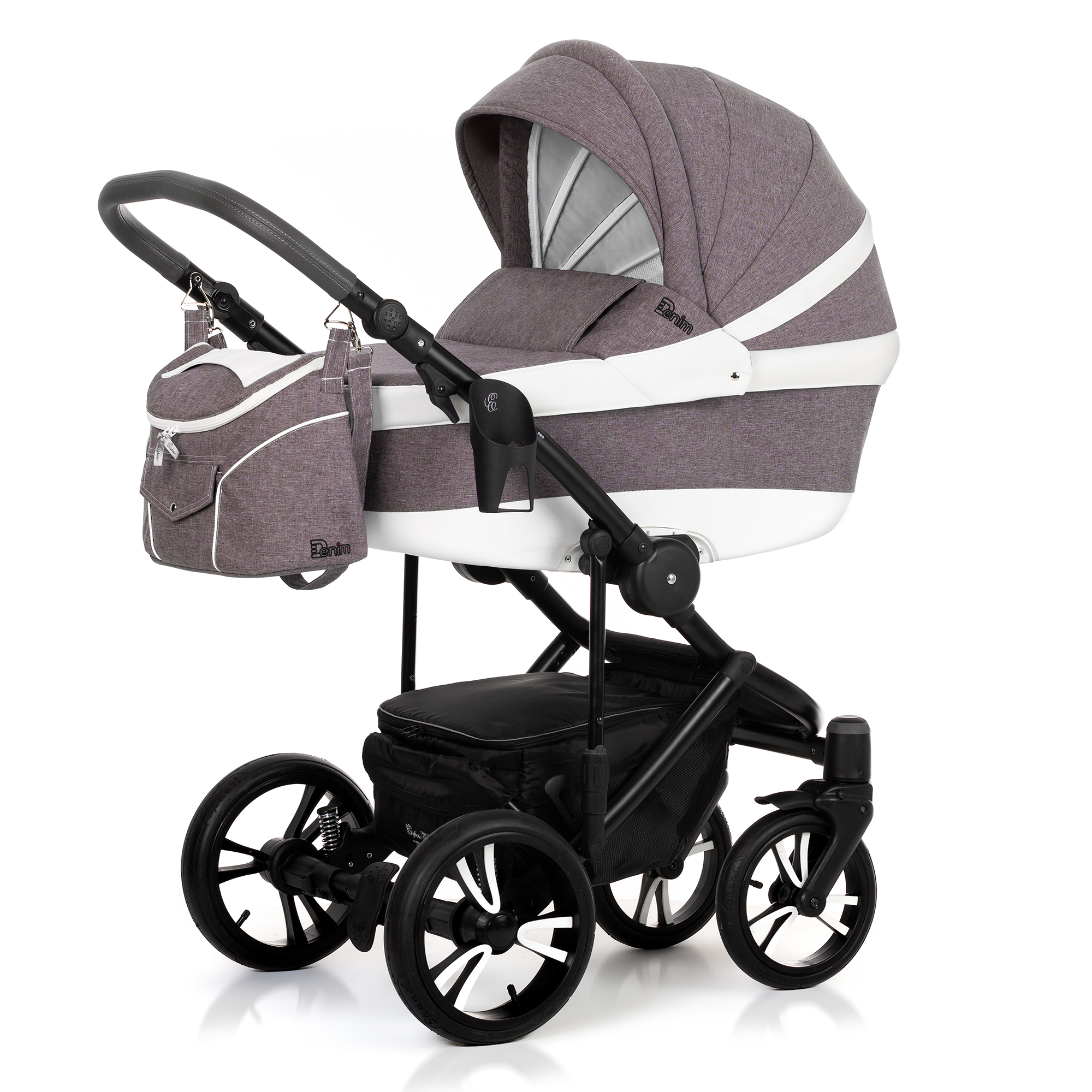 Коляска для новорожденных Esspero Denim (шасси Magic Pro Black) Brown