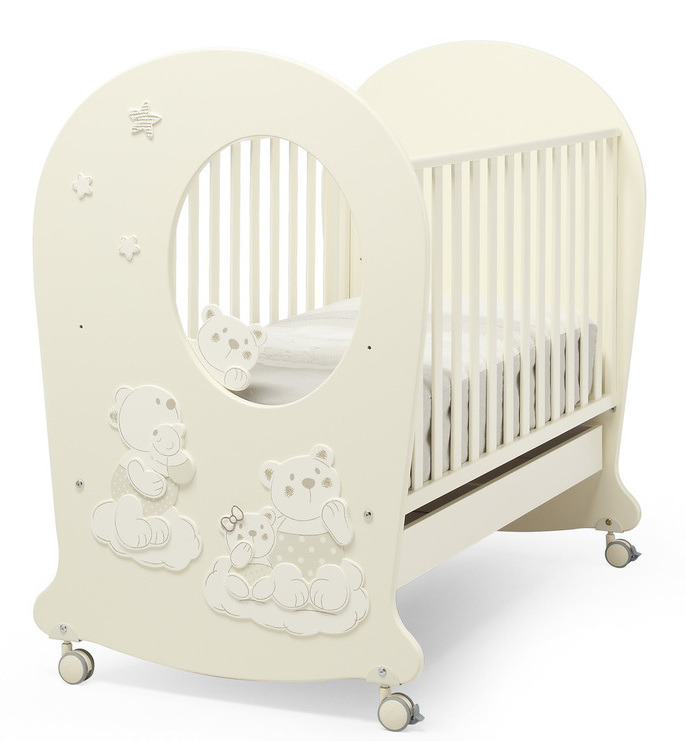 Детская кроватка Erbesi Nuvola Ivory (слоновая кость)