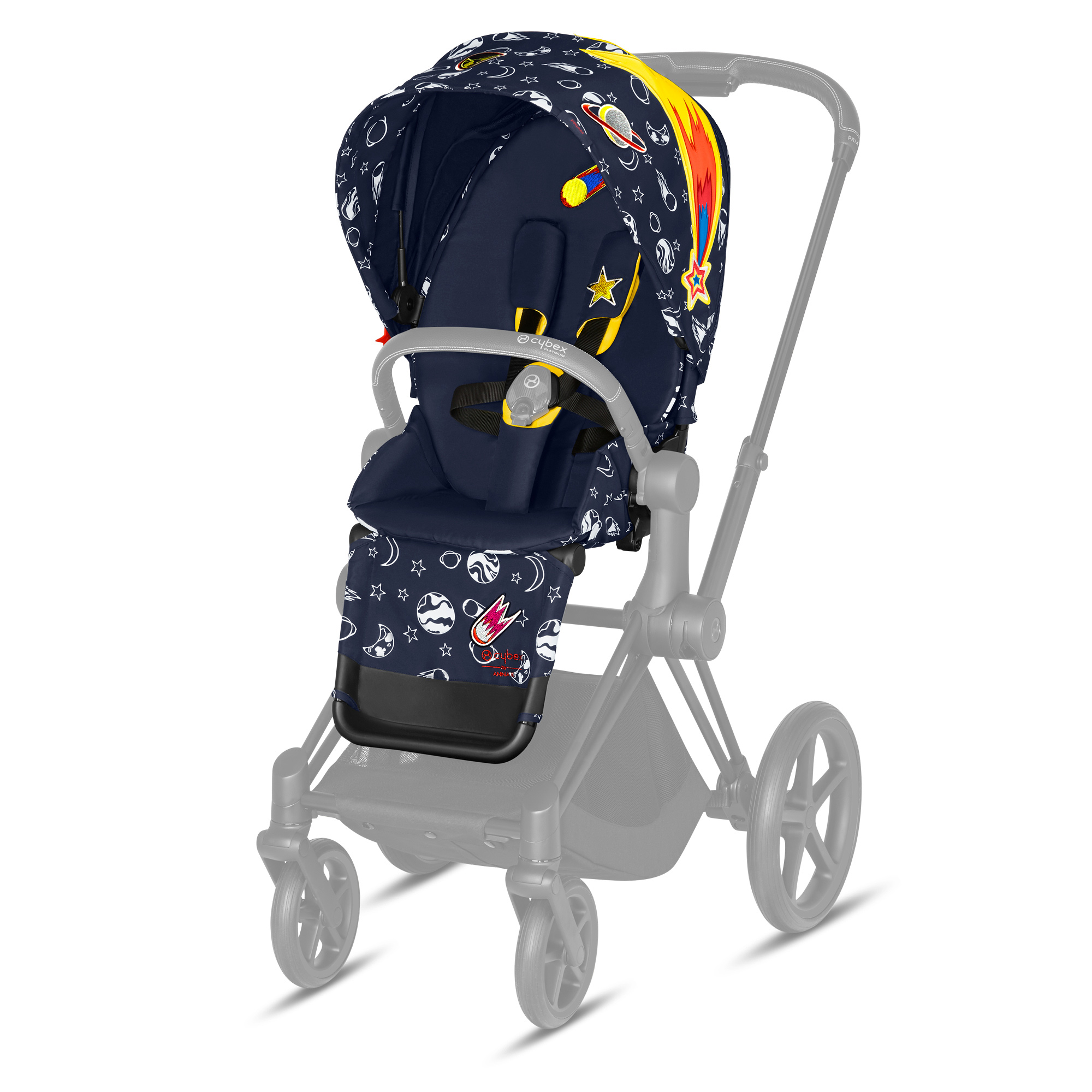 Прогулочный блок Cybex Lux для коляски Priam Space Rocket by Anna K
