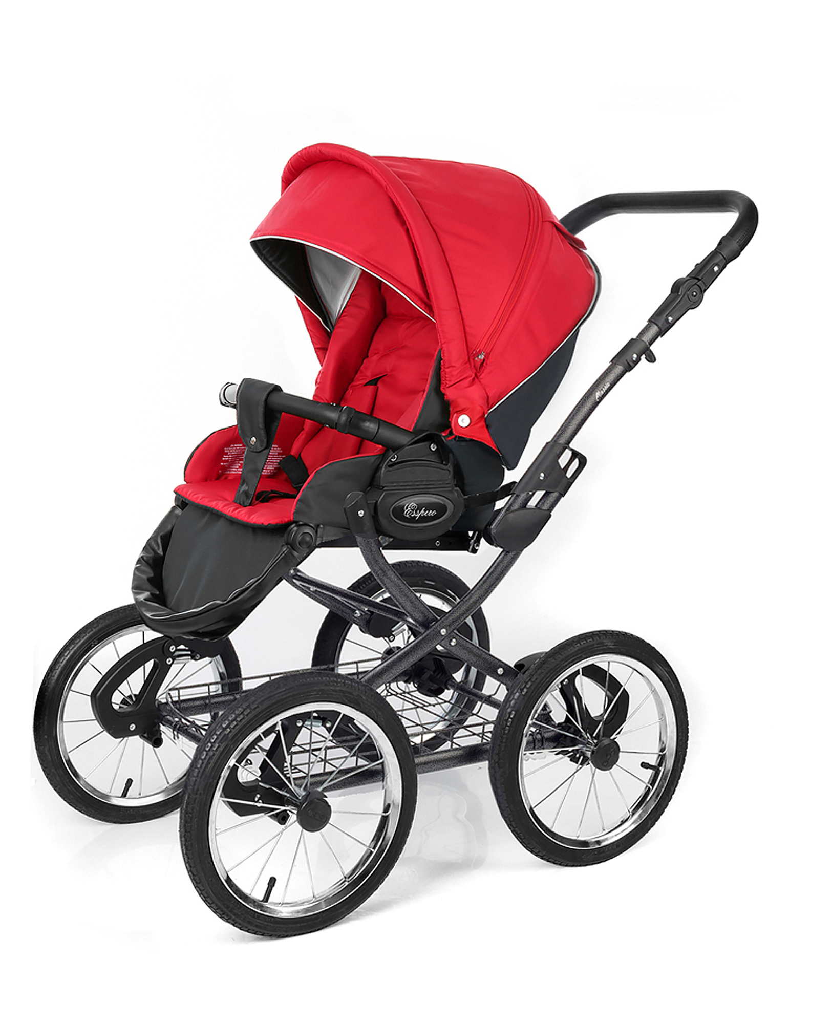 Прогулочная коляска Esspero Classic Alu (шасси Graphite) Red