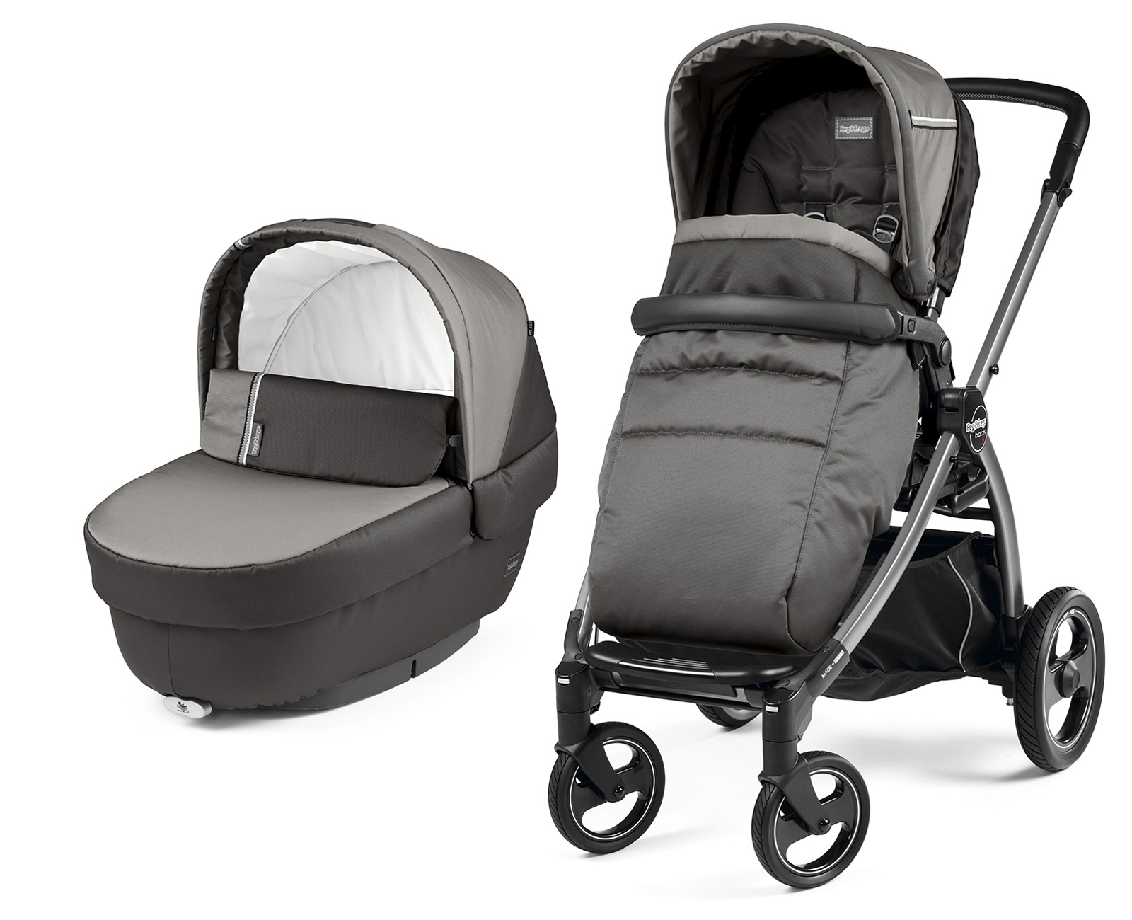 Коляска 2 в 1 Peg-Perego Book Plus S Class Grey