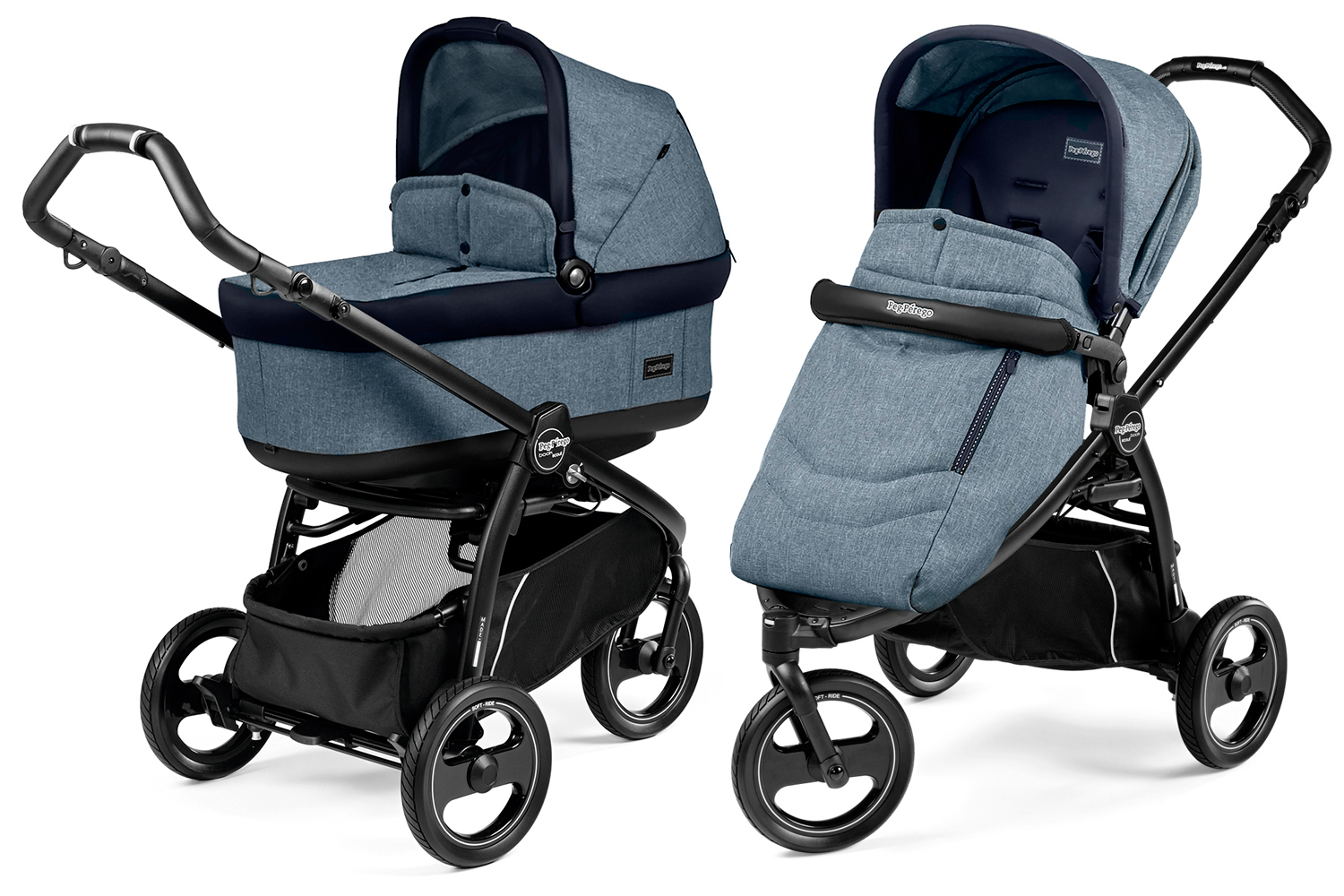 Коляска 2 в 1 Peg Perego Book Scout Pop Up Combo Horizon
