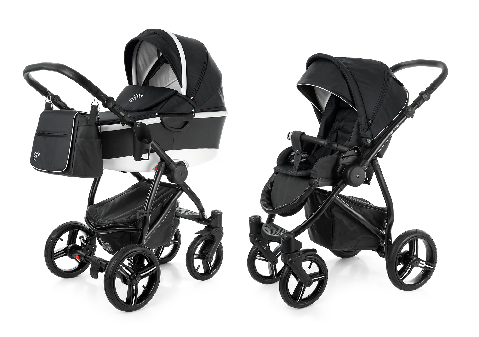 Коляска 2 в 1 Esspero Newborn Lux Alu (шасси Black) Dark
