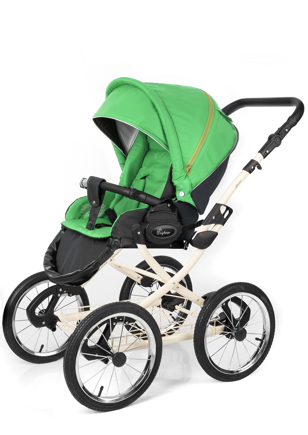 Прогулочная коляска Esspero Classic Alu (шасси Beige) Green