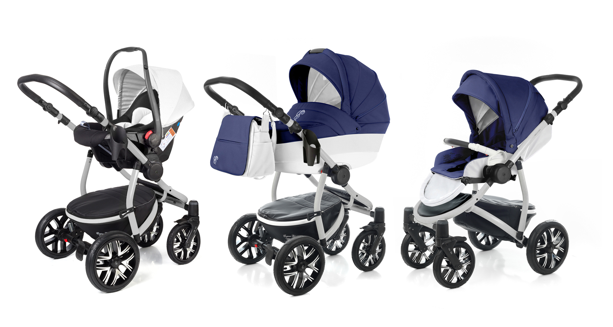 Коляска 3 в 1 Esspero Grand Discovery (шасси Grey) Mar leatherette