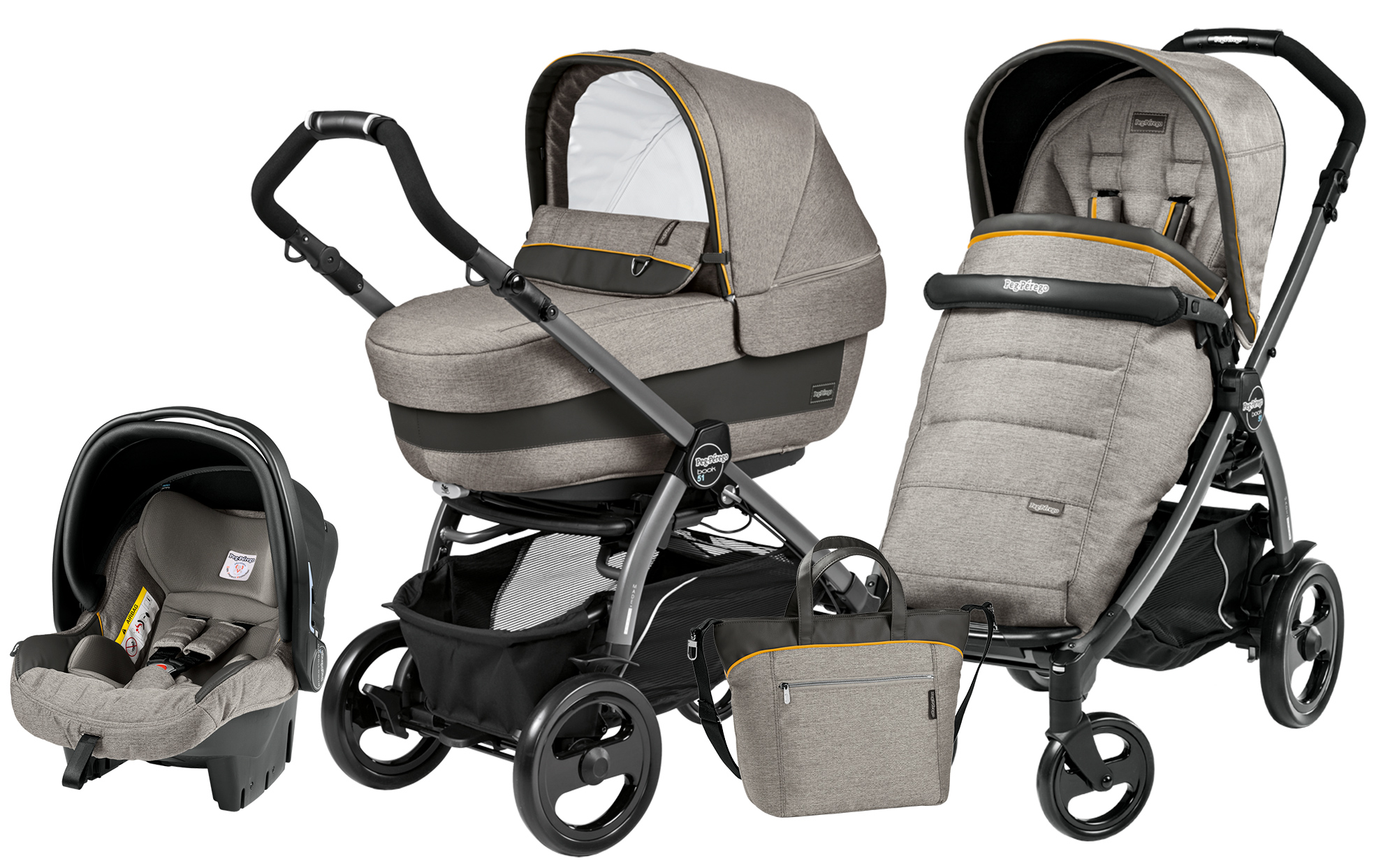 Peg-Perego Book Plus 51 Set Modular Luxe Grey