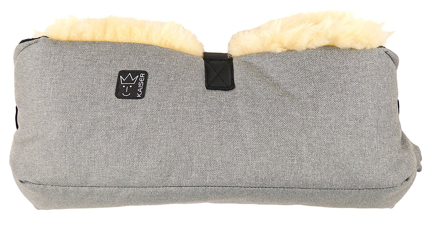 Меховая муфта для рук Kaiser Big Double Grey Melange