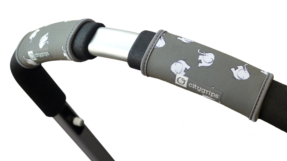 Чехлы Choopie CityGrips на ручки для универсальной коляски 374 grey elephant
