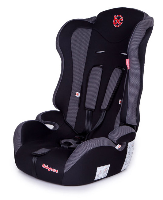 Автокресло Baby Care Upiter(без вкладыша) Черный/Серый