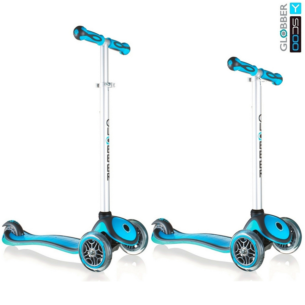 Самокат Y-SCOO RT GLOBBER My Free NEW Technology blue aqua