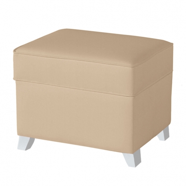 Пуфик с ящиком Micuna Foot Rest White Beige Leatherette