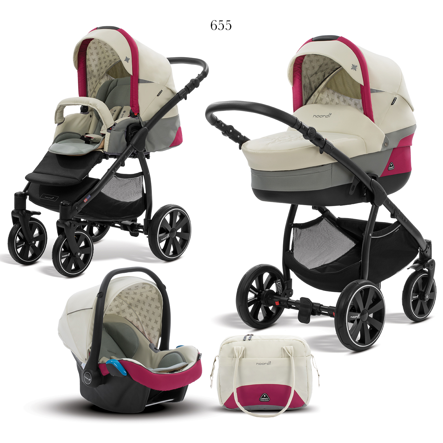 Коляска 3 в 1 Noordi Polaris Sport 655