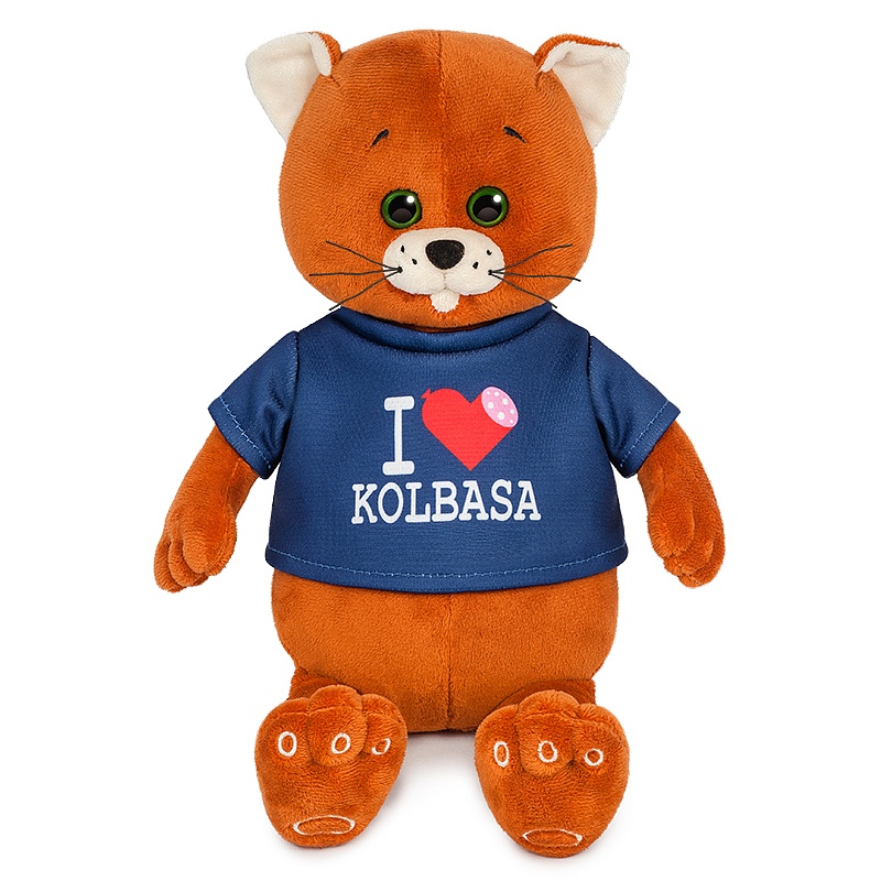Мягкая игрушка Maxi Toys Колбаскин&Мышель Колбаскин Фанат Колбасы, 20 см