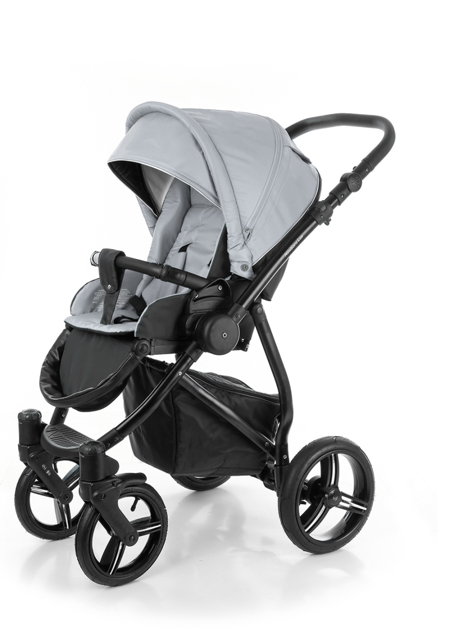Прогулочная коляска Esspero Newborn Lux Alu (шасси Black) Silver