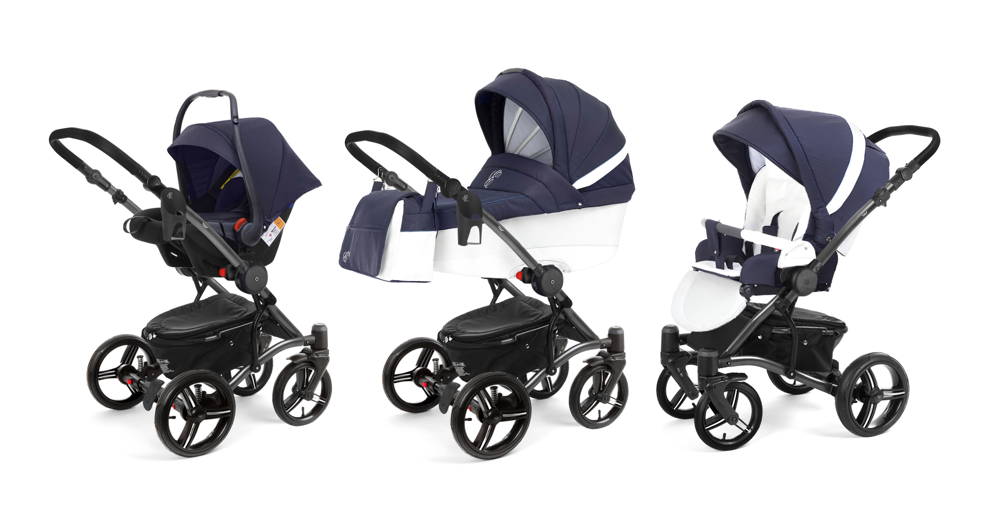 Коляска 3 в 1 Esspero Grand Tour (шасси Graphite) Sky Star