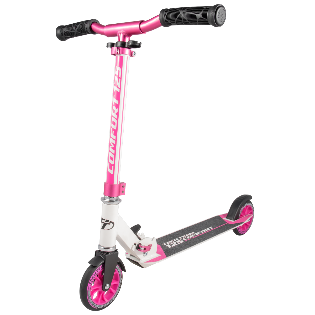 Самокат TechTeam 125 Comfort (2019) розовый
