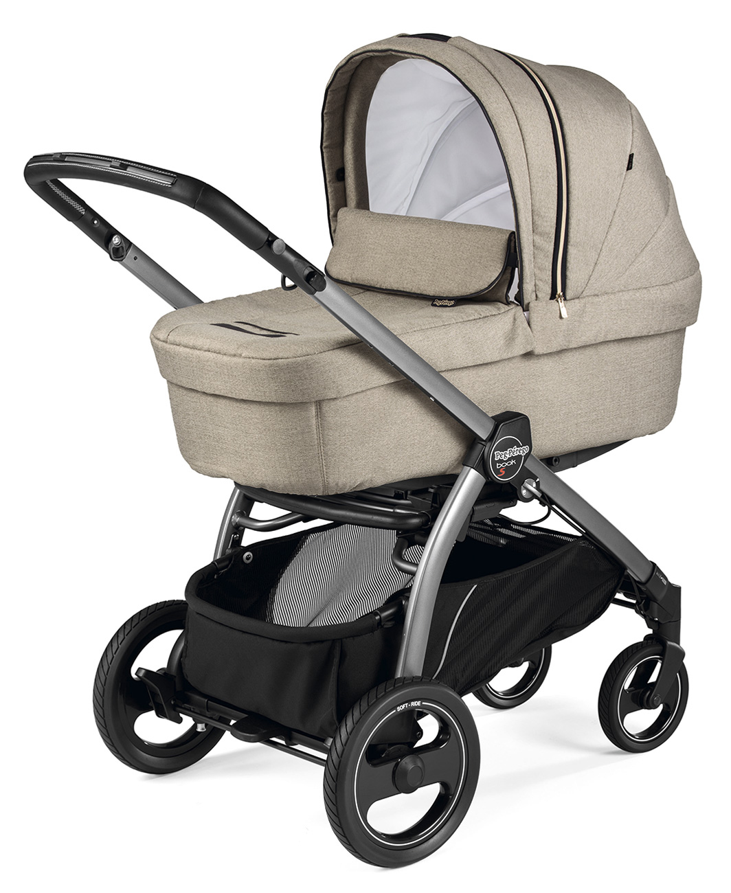 Коляска для новорожденных Peg Perego Book S Primonido Luxe Ecru