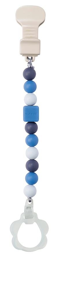 Держатель для соски Nattou Pacifinder Lapidou blue 879286