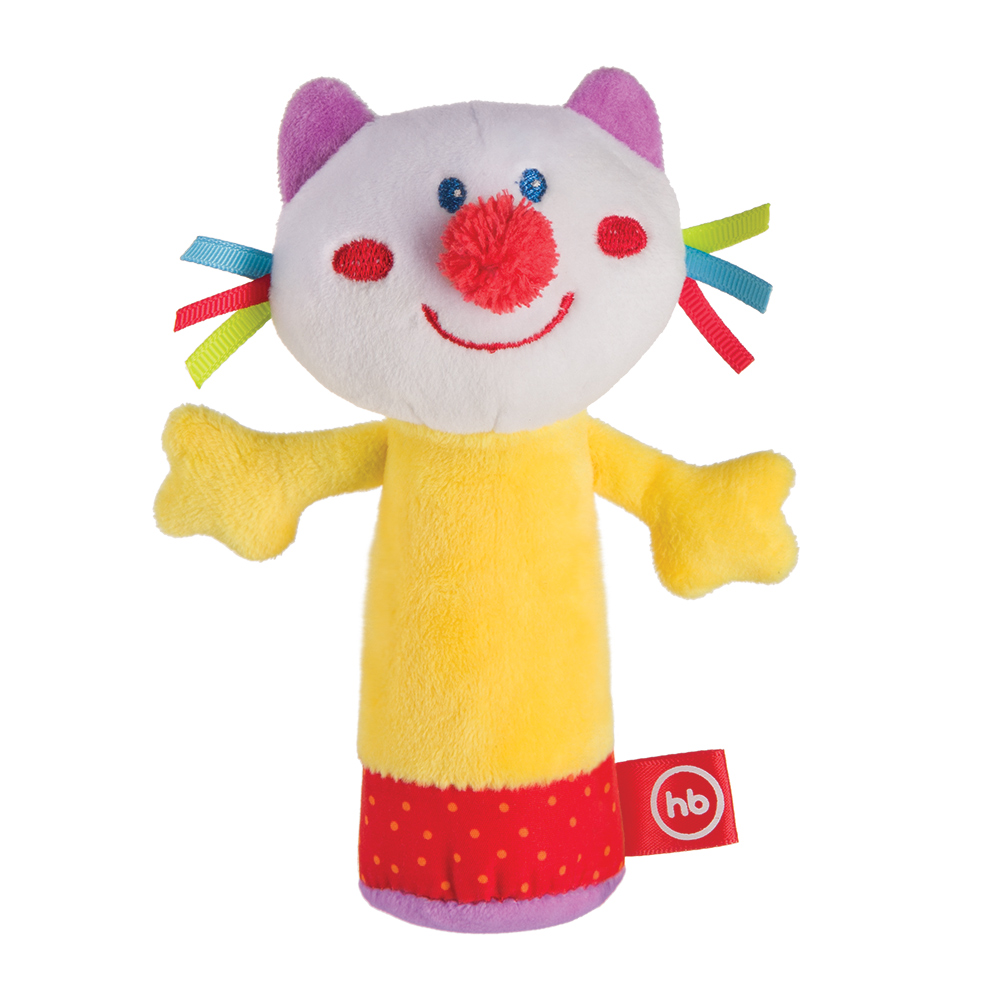 Игрушка с пищалкой Happy Baby Кот