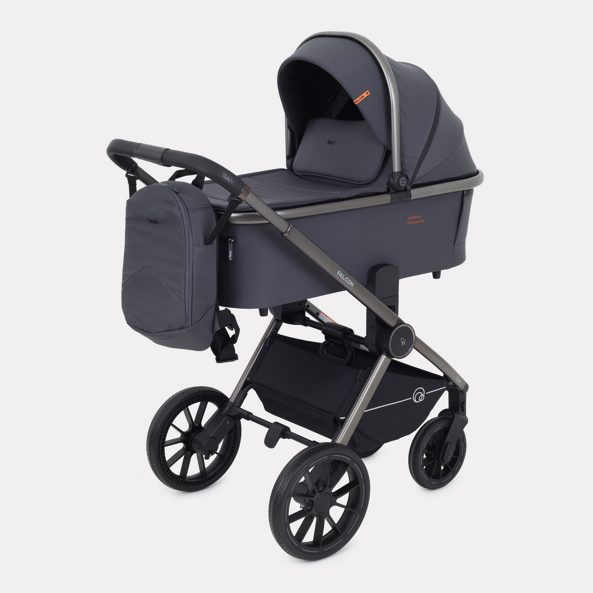 Коляска 2 в 1 RANT FALCON Graphite