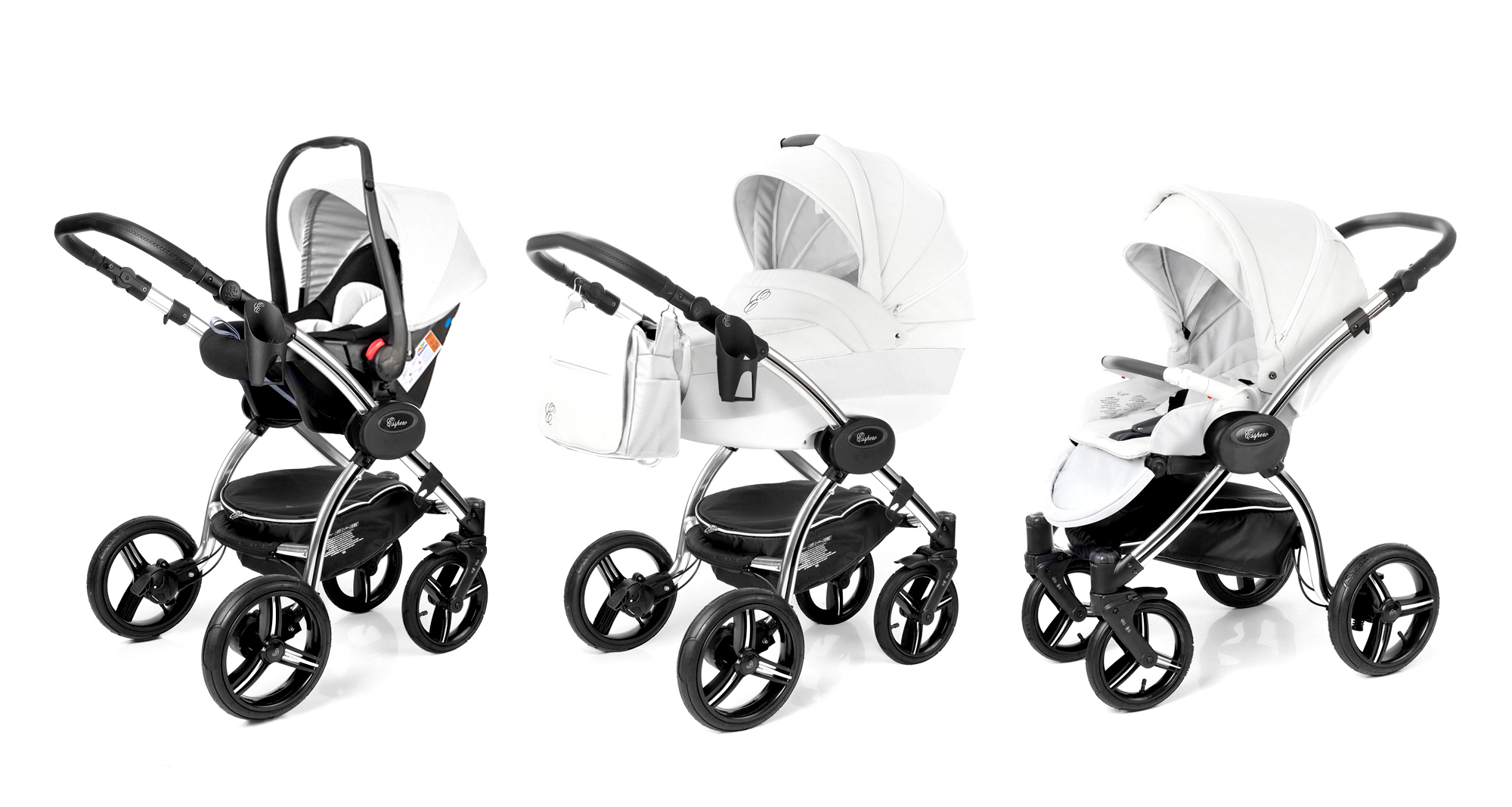 Коляска 3 в 1 Esspero Grand I-Nova (шасси Chrome) Argtic leatherette