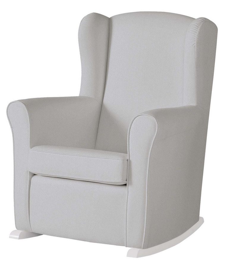 Кресло-качалка Micuna Wing/Nanny White/Grey Leatherette