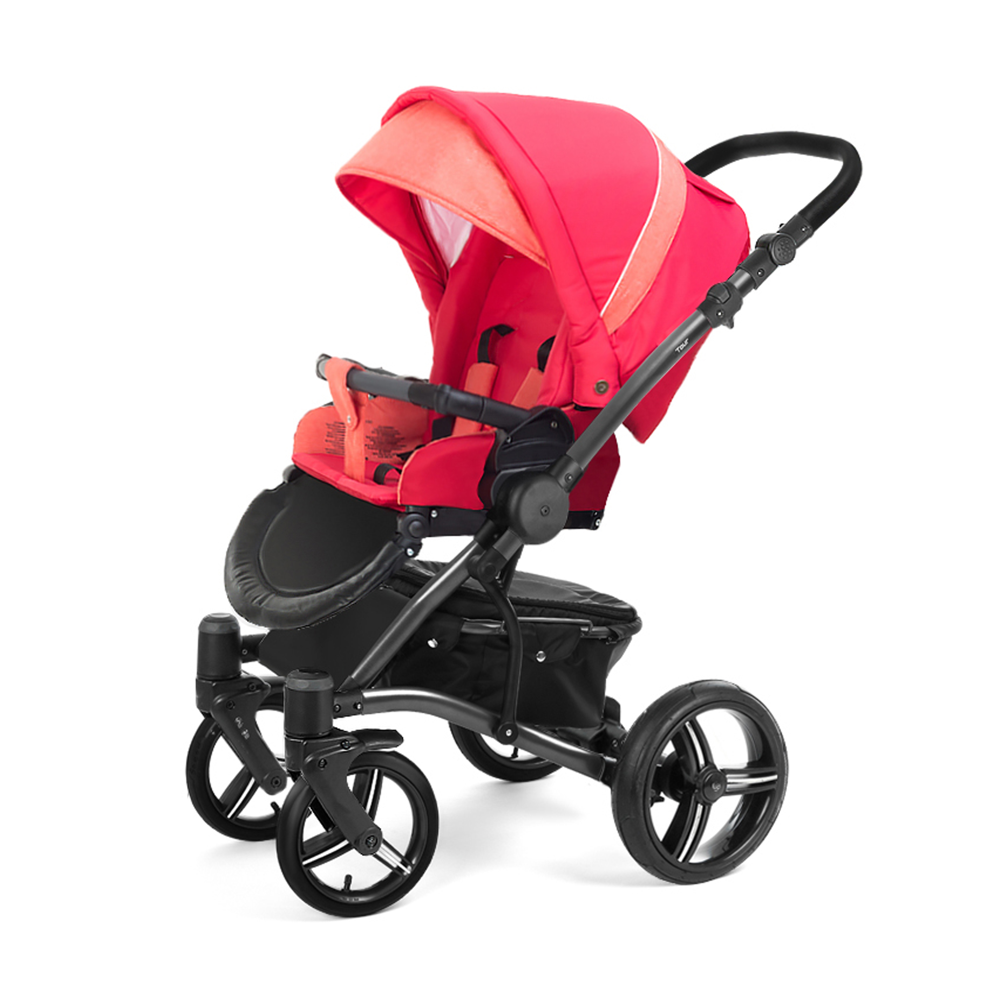 Прогулочная коляска Esspero Tour Leatherette (шасси Black) Red Sunset