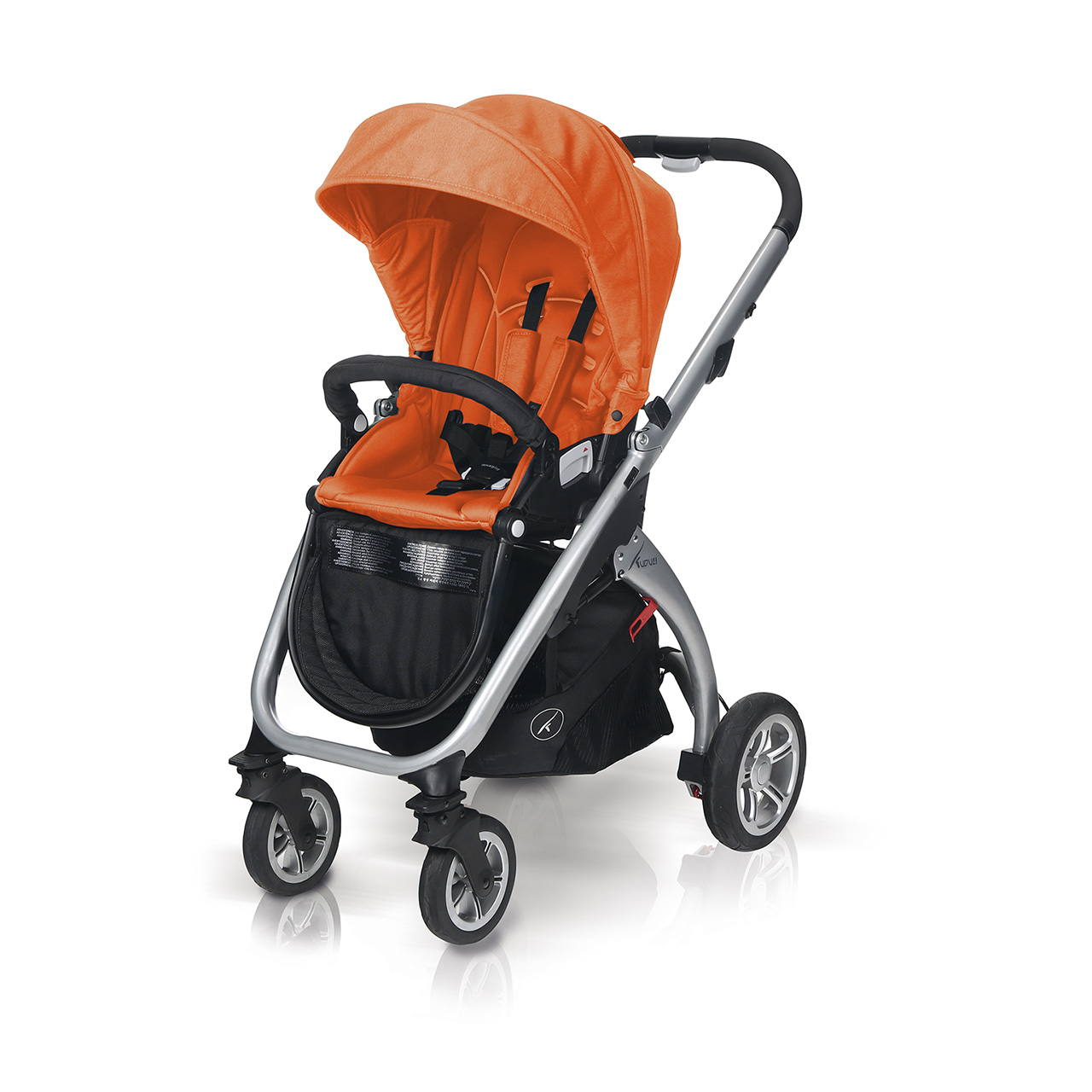 Прогулочная коляска Casualplay KUDU4 ALUMINIUM Flamingo