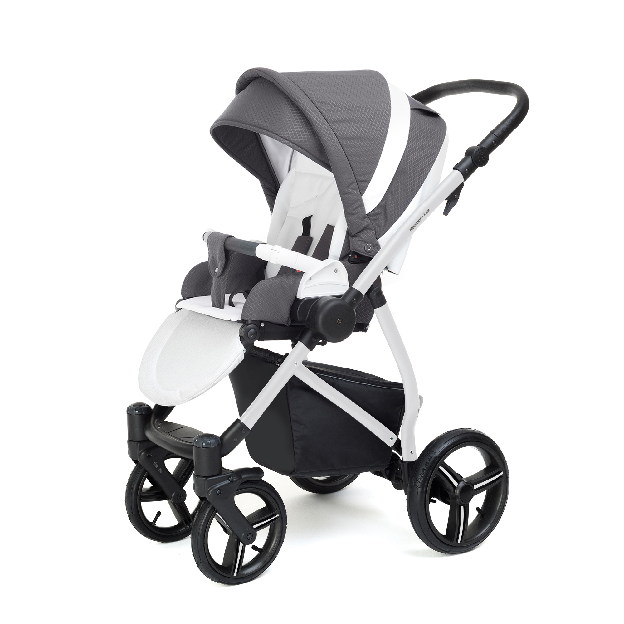 Прогулочная коляска Esspero Grand Newborn Lux (шасси White) Diamond