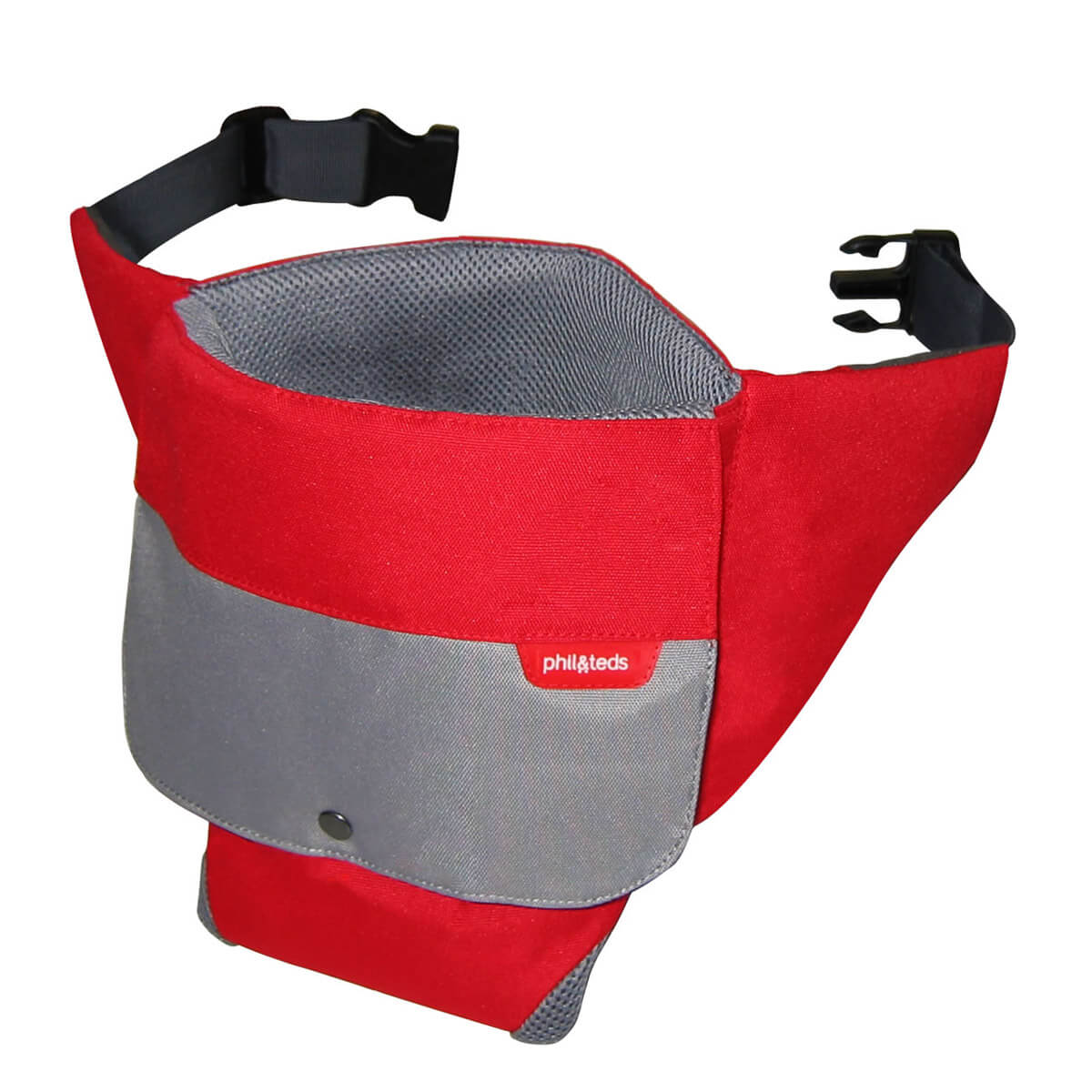 Phil&Teds Wriggle Wrapper Red Grey