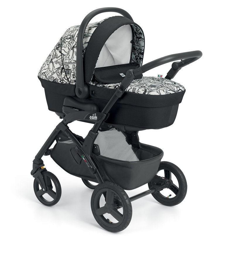 Коляска 3 в 1 Cam Dinamico Up Smart (шасси Black) 782