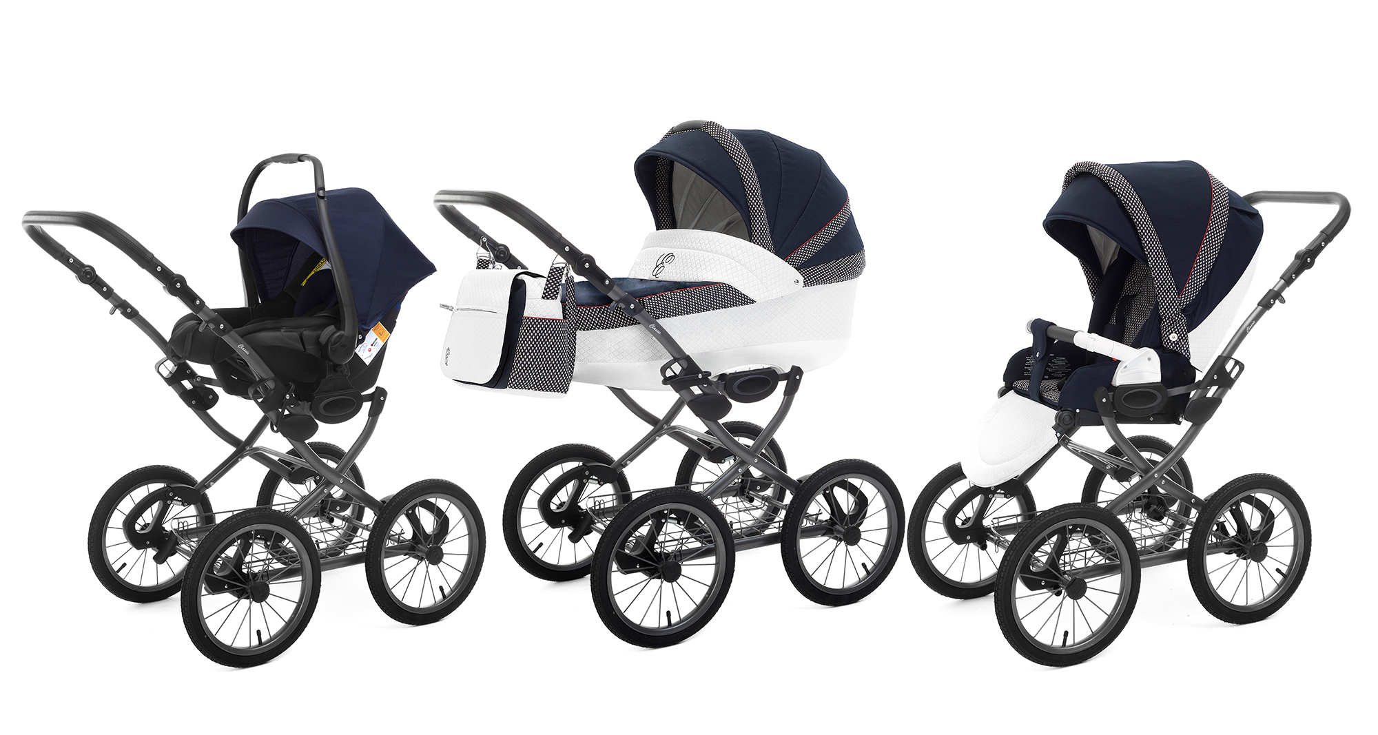 Коляска 3 в 1 Esspero Grand Classic (шасси Graphite) Royal Deep Ocean