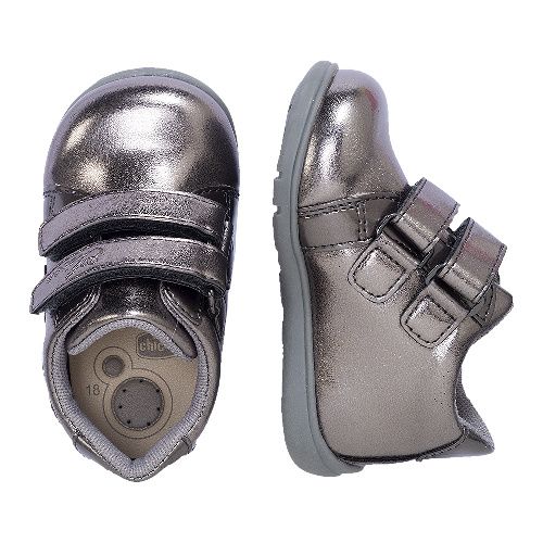 Ботинки Chicco Gladys, для девочек, цвет серебристый размер 220