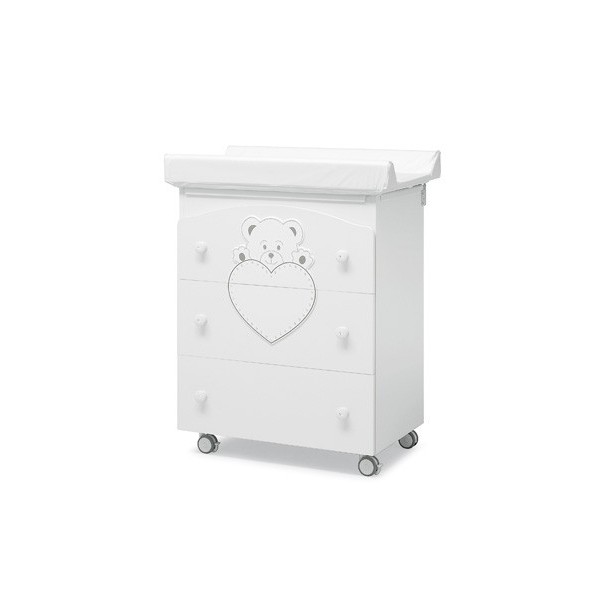 Детская комната Erbesi серия Cucciolo Пеленальный комод Cucciolo White (белый)