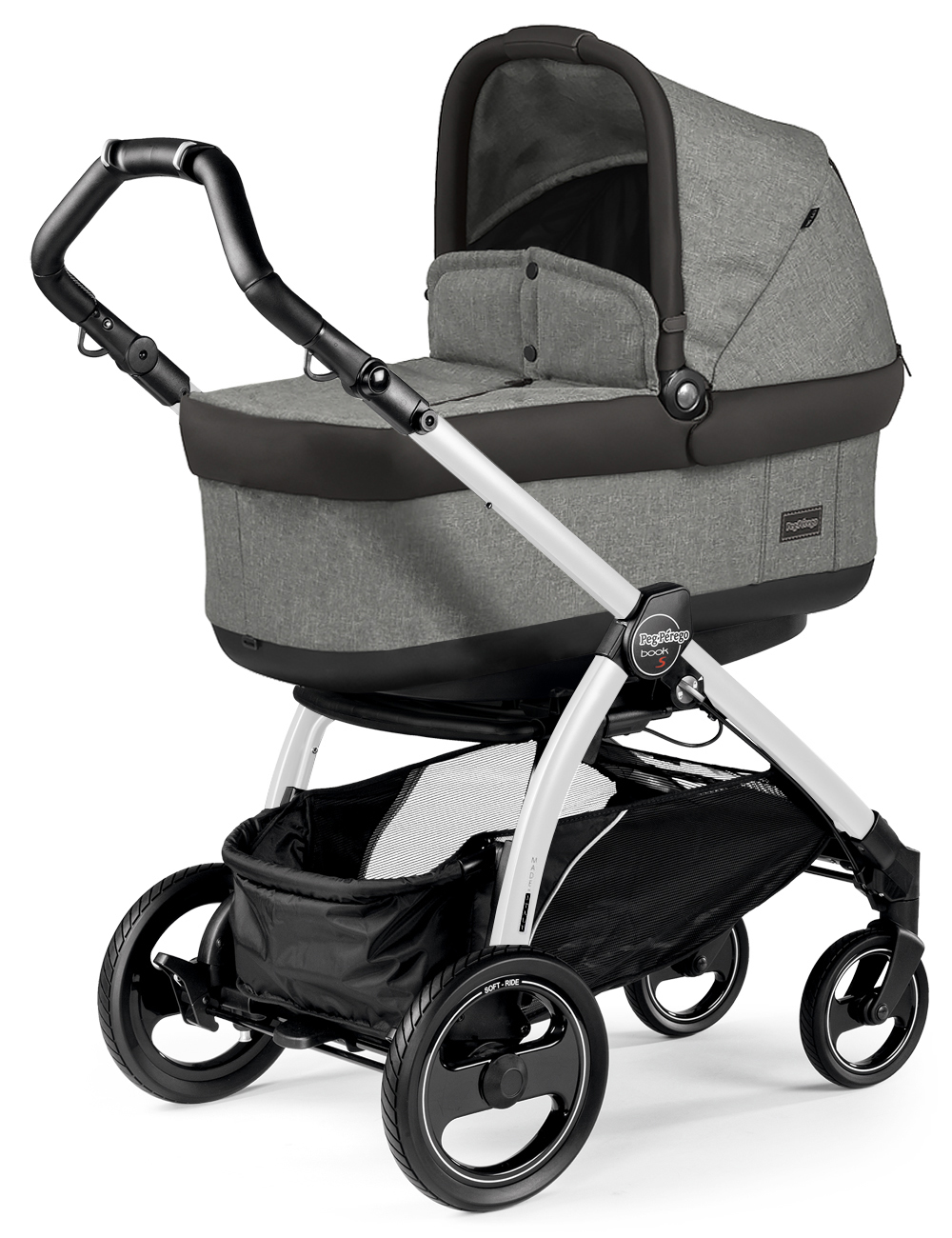 Коляска для новорожденных Peg Perego Book S Pop-Up (шасси White/Black) Team Atmosphere