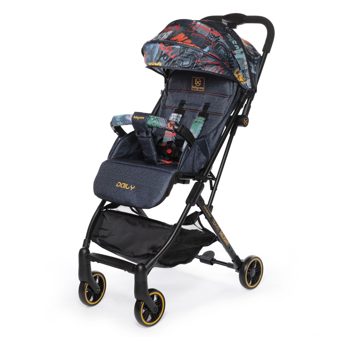 Прогулочная коляска Baby Care Daily Джинсовый