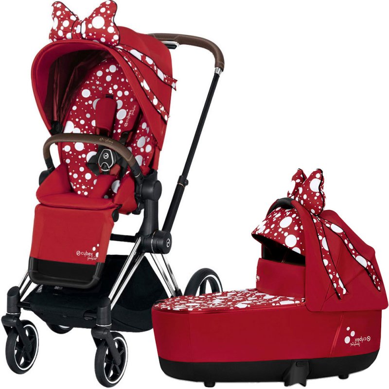 Коляска 2 в 1 Cybex Priam III Jeremy Scott Petticoat Chrome