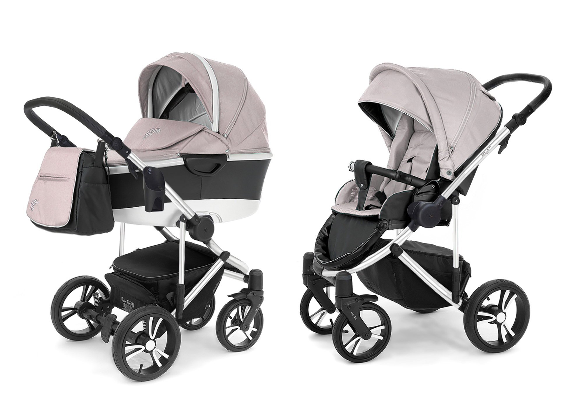 Коляска 2 в 1 Esspero Magic Pro Alu (шасси Chrome) Beige
