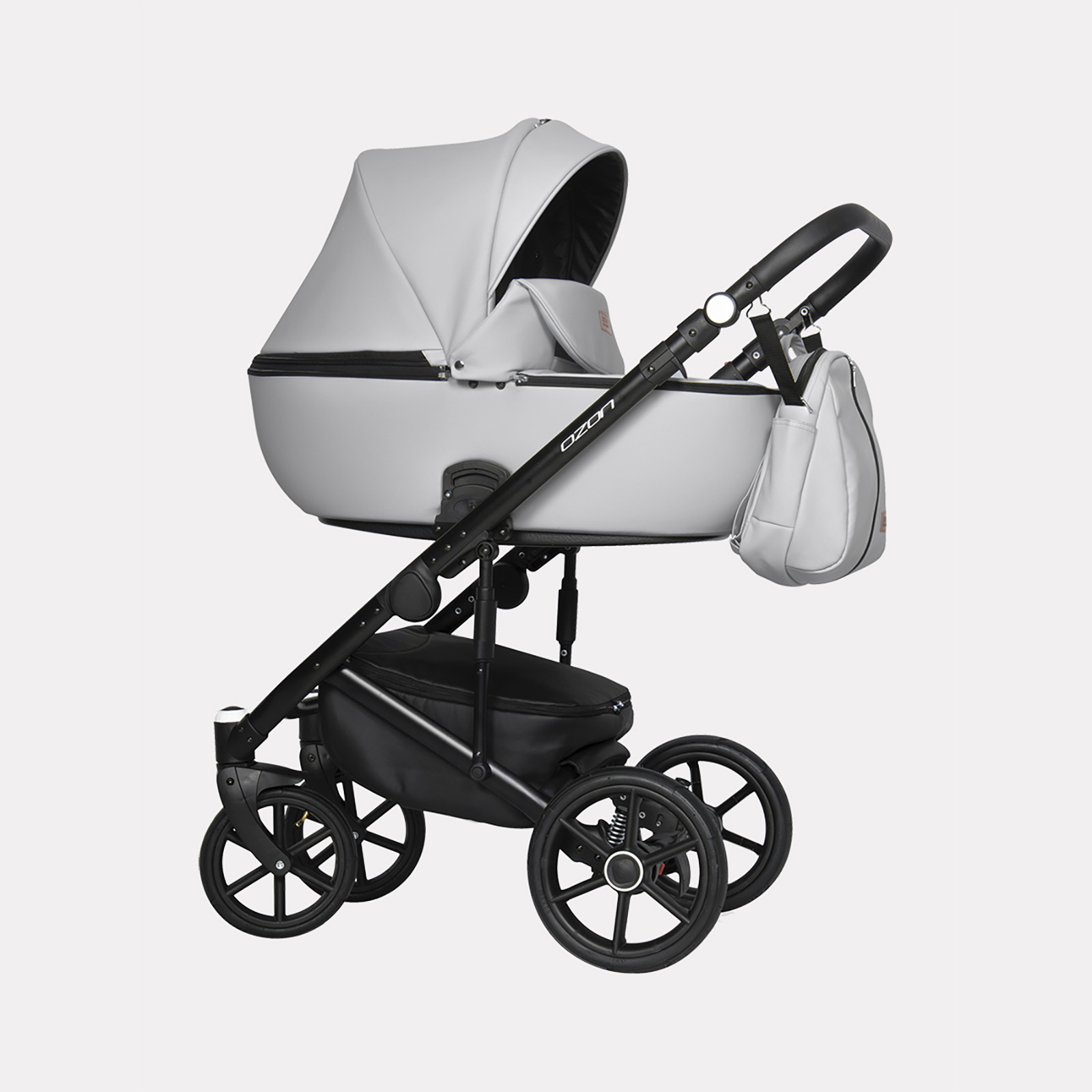 Коляска 2 в 1 RIKO BASIC OZON 05 светло-серый