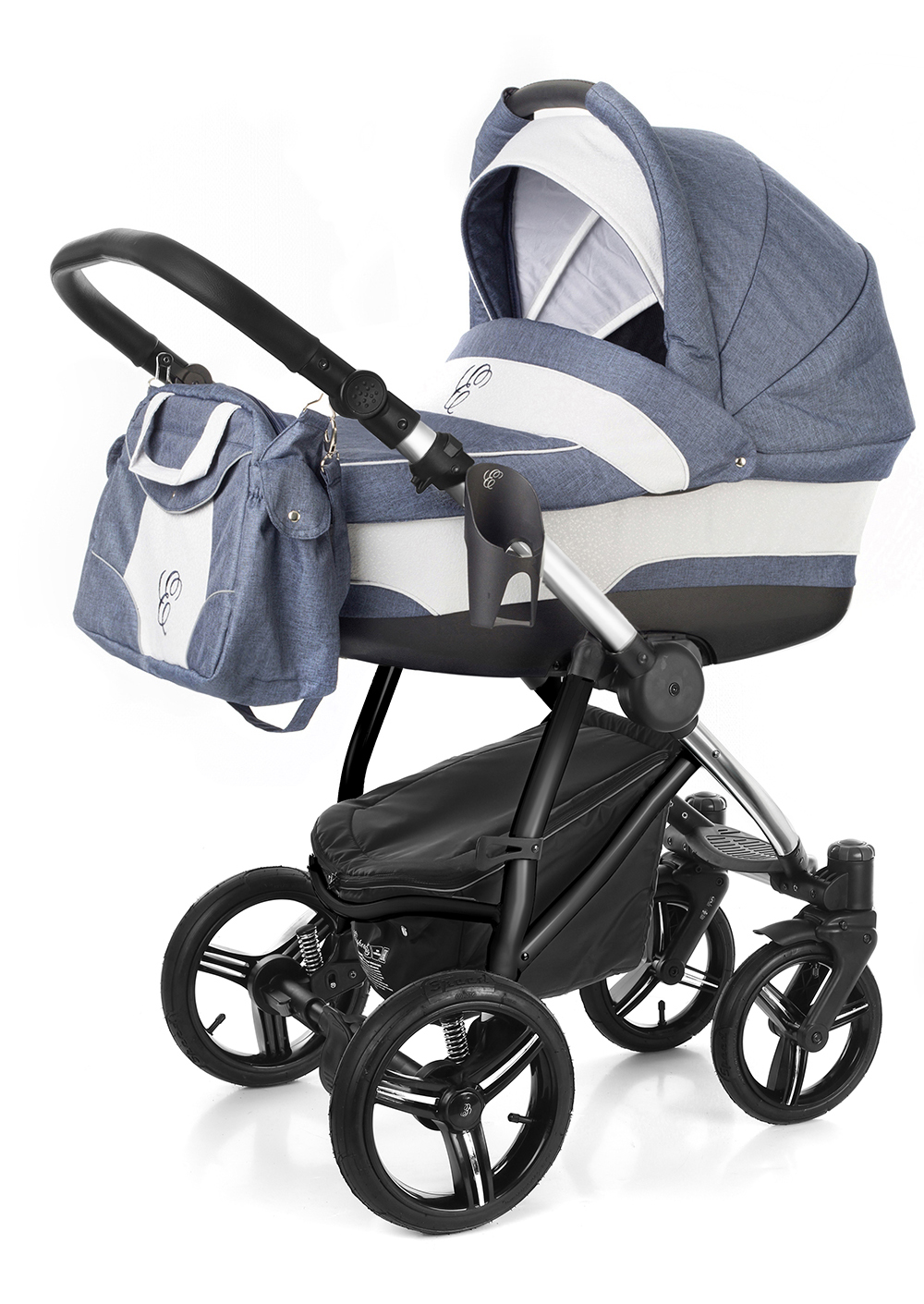 Коляска для новорожденных Esspero Newborn Lux (шасси Chrome) Lena