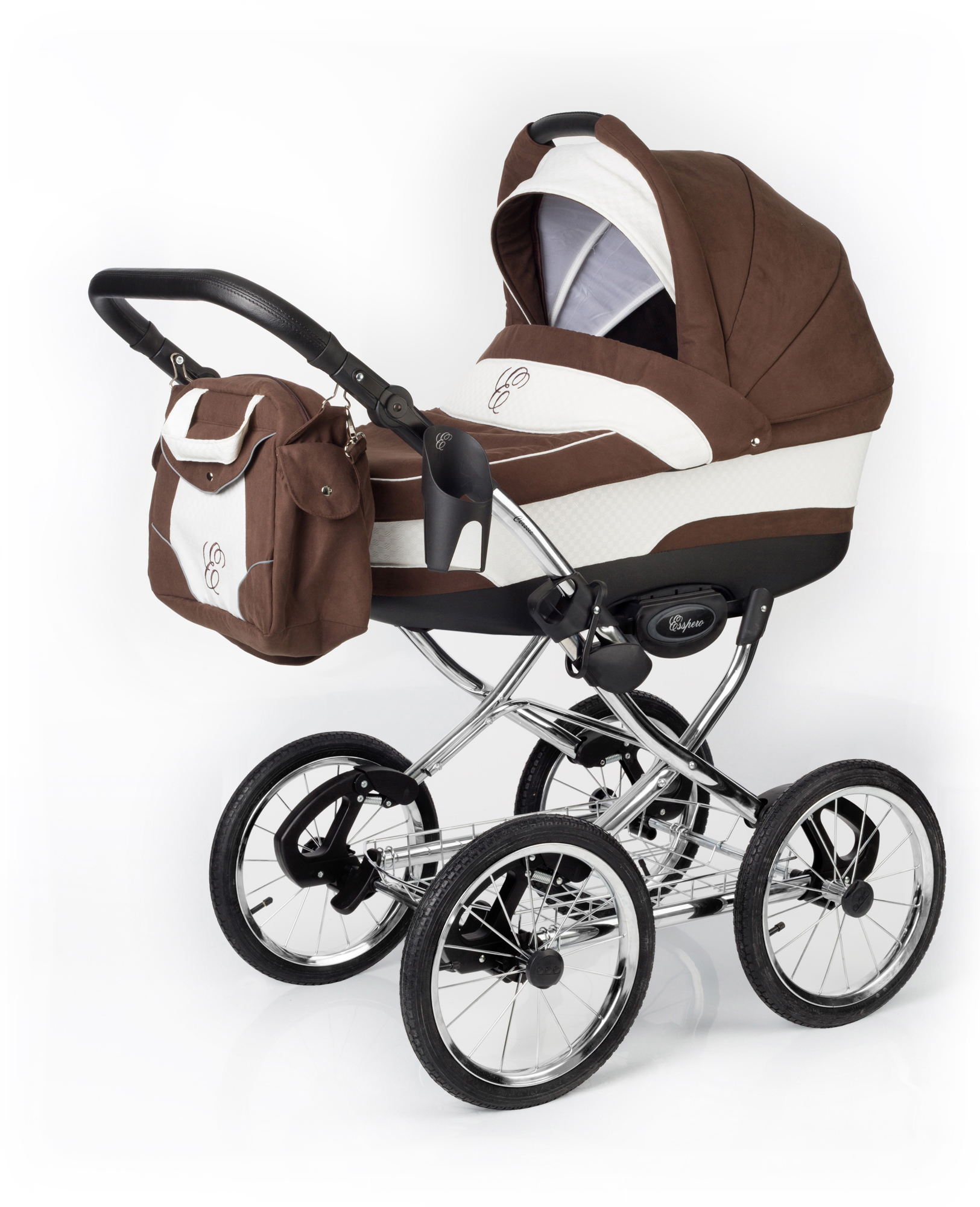 Коляска для новорожденных Esspero Classic (шасси Chrome) Chek