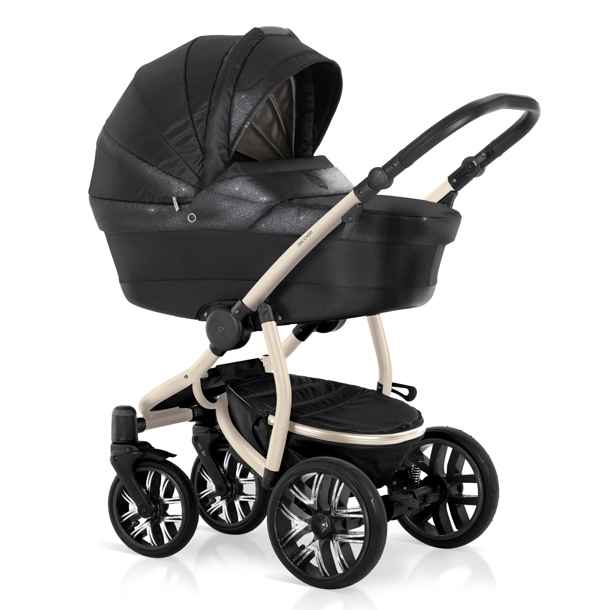 Коляска для новорожденных Esspero Nord (шасси Discovery Beige) Sky Black