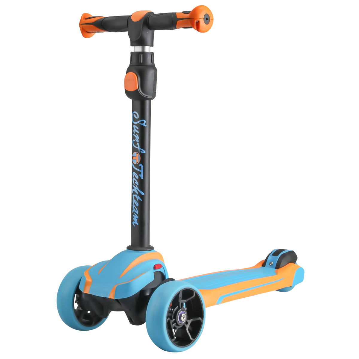 Трехколесный самокат TechTeam Surf boy голубой