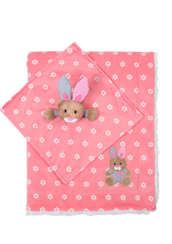 Плед BabyOno Minky в подарочной упаковке Розовый